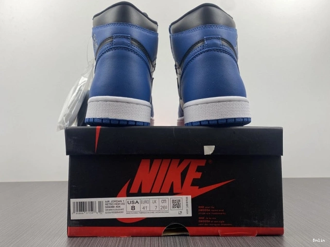 Bmlin High 'Dark 555088-404 Retro Air 1 Marina Blue' OG Jordan 0816